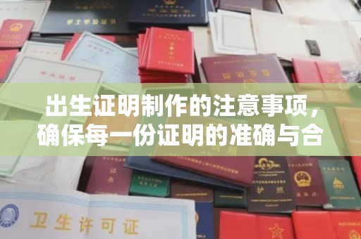 瓦房店出生证明制作的注意事项，确保每一份证明的准确与合法