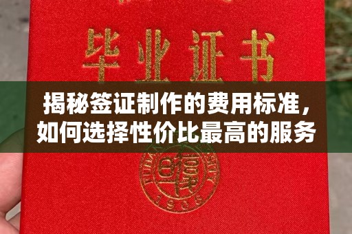 瓦房店揭秘签证制作的费用标准，如何选择性价比最高的服务？
