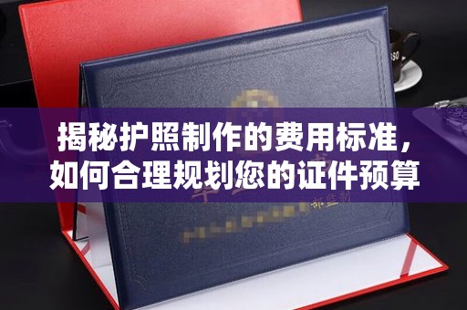 瓦房店揭秘护照制作的费用标准，如何合理规划您的证件预算