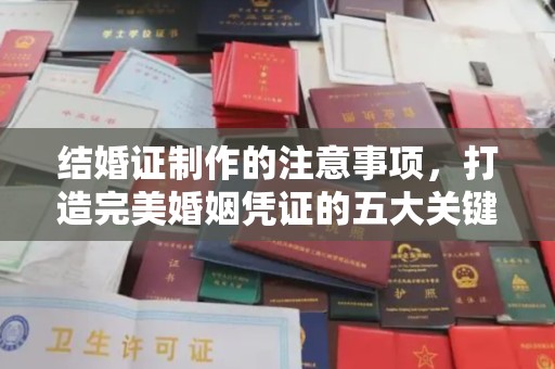 瓦房店结婚证制作的注意事项，打造完美婚姻凭证的五大关键点