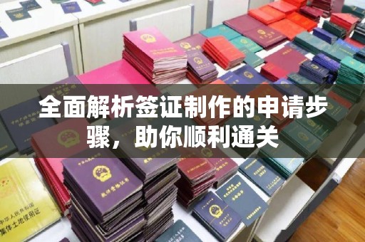 瓦房店全面解析签证制作的申请步骤，助你顺利通关