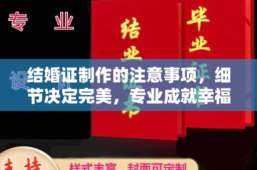 瓦房店结婚证制作的注意事项，细节决定完美，专业成就幸福